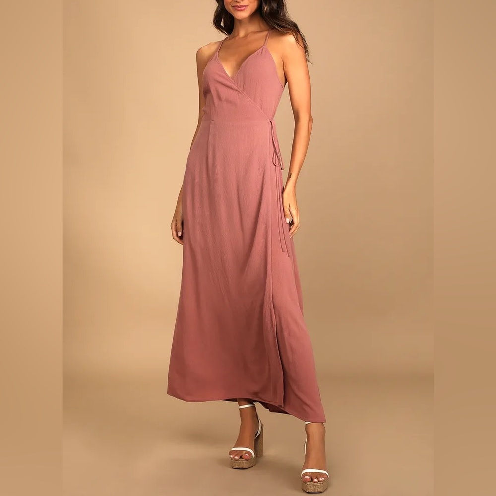 LULUS WRAP DRESS NWT M - Picture 2 of 3